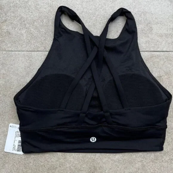 LULULEMON ENERGY BRA HIGH-NECK LONGLINE Size 6 ED CURTIS COLLECTORS SIZE 6 NWT - Picture 2 of 6